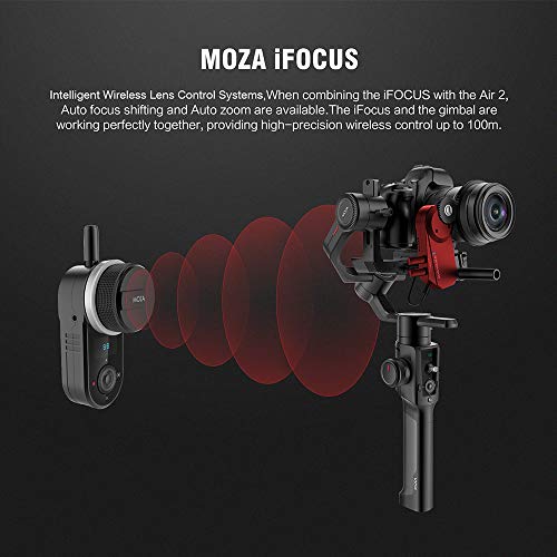 MOZA Air 2 with Hard Protection Case, 3 Axis Handheld Gimbal Stabilizer, 9lbs Payload, 16-Hour Long Working Time, OLED Display, 4 Axis 8 Follow Modes for DSLRs Mirrorless and Pocket Cinema Cameras