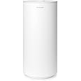 Brabantia Mindset Toilet Roll Dispenser (Mineral Fresh White) Anti-Rust, Discreet Bathroom Tissue Holder, 2 Spare Rolls (Ø 5.37") Wall-Mountable Tidy Storage