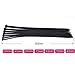 7 Pcs BDSM Super Long Smooth Silicone Urethral Sounds Mushroom Head Black Horse Eye Stick Insert urethral Rod Pull Beads