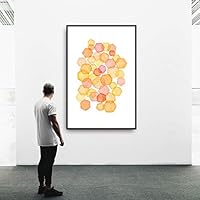 Framed Canvas Wall Art Beautiful Leaves Canvas Prints Home Artwork Decoration for Living Room,Bedroom - 16x24 inches