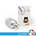 Smart LED Light Bulb - IVYOCK Color Changing Bulbs - Bluetooth Smartphone Controlled, Mood Lighting, Dimmable Reading Light, or Timer Wake Up Lightbulbs - Multicolored Party Lights