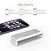 Jackery Bar 5600mAh (Silver) Premium Portable Power Bank Pack External Battery Backup Charger with 2.1A Output and Built-In Flashlight for iPhone 5S, 5C, 5, 4S, 4, iPad Air, iPad Mini, iPod (Apple Cable Required) Samsung Galaxy S4, S3, S2, Note 2, HTC One, EVO, Thunderbolt, Incredible, Droid DNA, Motorola ATRIX, Moto X, Droid, Google Glass, Nexus 4, LG Optimus and More; Premium Samsung Battery Cell and Aluminum Enclosure