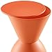 Modway Haste Contemporary Modern Hourglass Accent Stool in Orange