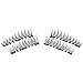 3 Magnetic Eyelashes Full Strip Fake Lashes Ultra Thin No Glue Reusable False Magnet Eyelashes Premium Quality for Natural Look ( 8PCS- THREE) …