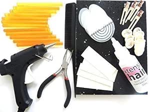 Amazon.com: Extensiones de Pelo Pistola de pegamento pegamento Kit de  herramientas para Hot Fusion Remy pelo aplicación y la eliminación :  Belleza y Cuidado Personal