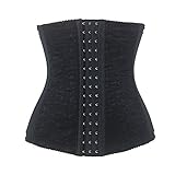 FeelinGirl Women's 9 Steel Boned Lace Waist Training Corset Body Shaper
