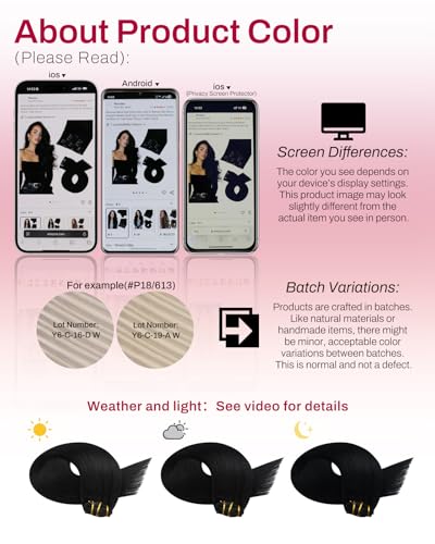 Moresoo Clip in Human Hair Extensions 60 cm Black Jet Remy Human #1 120 g 7pcs | Instant Volume, Invisible At The Neck, Modern Style, Easy To Wear, Soft Texture