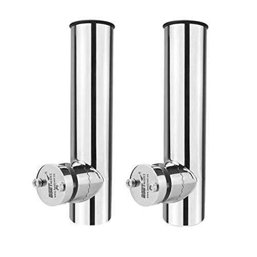 Gazechimp 2 STK. Hochwertiger Rutenhalter Angelrutehalter Fishing Rod Holder für Boot Jacht Kajak 19-32 mm Schiene… – Bild 4