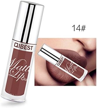 Lewnra 24 Colors Sexy Waterproof Matte Long Lasting Liquid Lipstick Makeup Lip Glosses  14