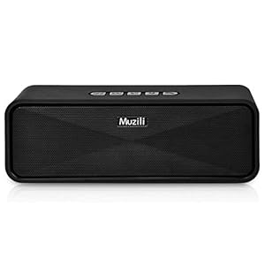 Muzili Bluetooth luidspreker, draadloos, draagbare speakers, dual driver, sterke bas, draadloze speakers met 10 uur…