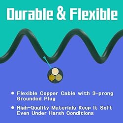 GREATIDE 100 Ft Outdoor Extension Cord for