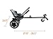 AUBESTKER Go Kart Kit - Hoverboard Accessories Fits All Self Balancing Electric Scooter, Safety Kit for Child Adult, with Shock Absorber and Phone Holder