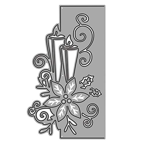 Christmas Themed Lace Metal Cutting Dies Decorative Embossing Stencil Templates for DIY Scrapbooking Album Paper Cards Crafts Christmas Gift