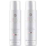 Jua Essentials Premium Shampoo & Conditioner Bundle Set. Uniquely formulated to repair, restore, retain and rejuvenate hair. By Hill Harper