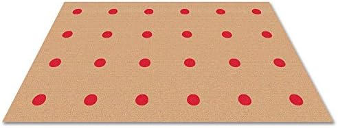 Kid Carpet FE814-34A On The Spot Classroom Seating Nylon Area Rug 6' x 8'6" Multicolored