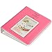 CAIUL 64 Pockets Film Photo Album Compatible with Fujiflm Instax Mini Film 12 11 7s 8 8+ 9 25 26 50s 70 90, Flamingo Pink
