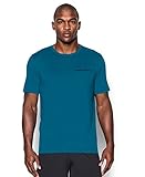 Under Armour Men's Charged Cotton T-Shirt, Peacock/Black, XXX-Large