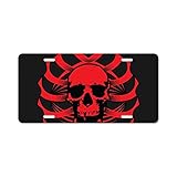 NERXY Personalized License Plate Skull-Ribcage