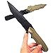 Toonol Tactical Rubber Knife Military Training Dagger Cosplay Funning War Game Knife Props Blade Rubber Fake Knives with Scabbard/Sheath