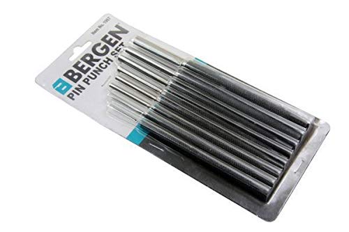 Bergen 8pc PIN Punch Set 2.4mm - 9.5mm B1967