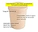 32oz. Disposable Paper Food Storage & Freezer Containers with Vented Lids, Pack of 25 Biodegradable, Compostable Quart Size Pails Great for Soups, Ice Cream, ‘to Go’ Lunches. Kraft Brown