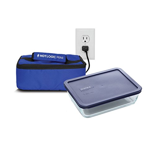 Hot Logic Mini with 6 Cup Pyrex Included - Blue - Thumbnail 4