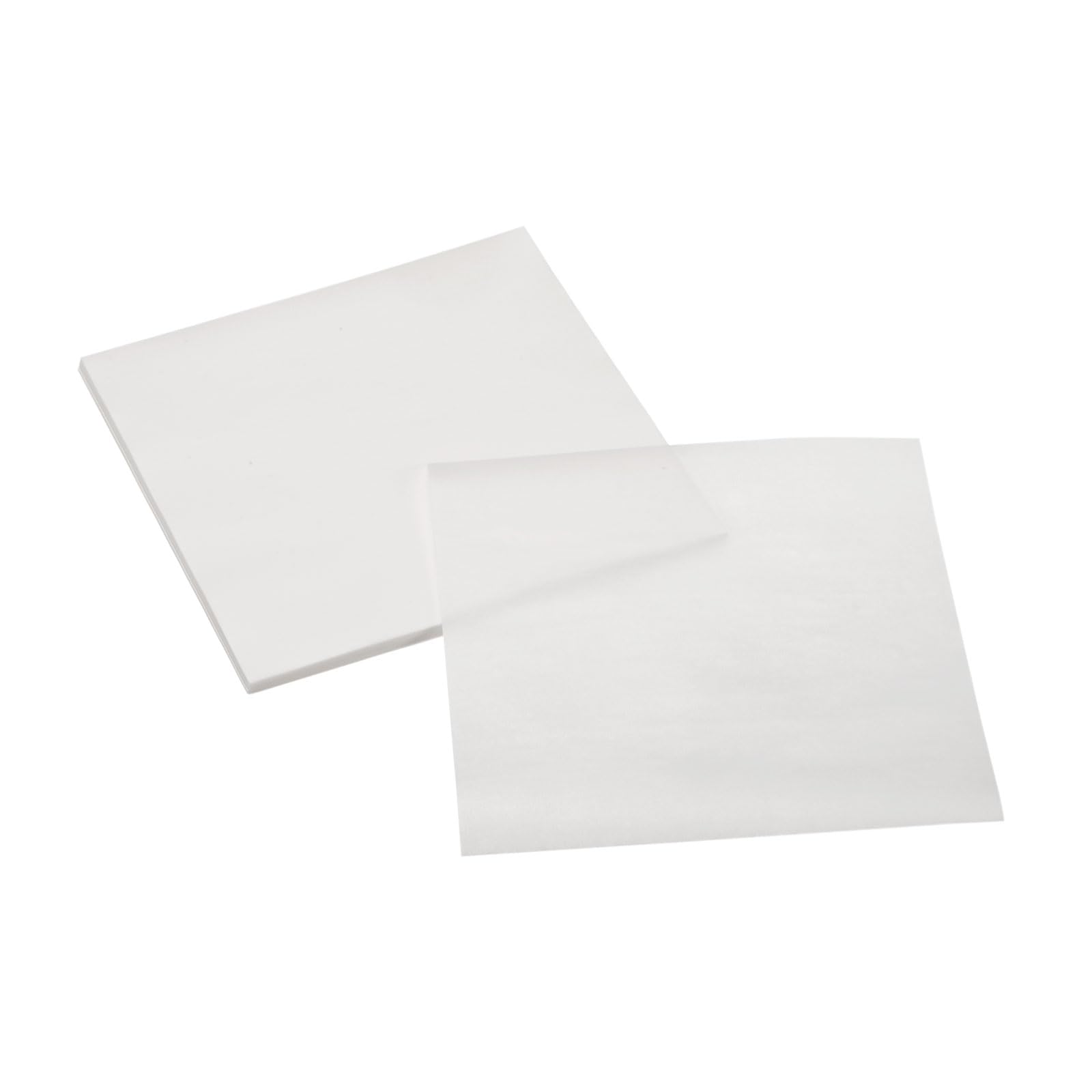 uxcell 100Pcs Air Fryer Parchment Paper, 4-1/2 Inch Square Air Fryer Liner, Non-Stick Steamer Liners for Oven, Microwave, Steaming Basket, White