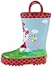 Western Chief Unisex-Child Kids Girls' Waterproof Easy-On Character Rain Boot
