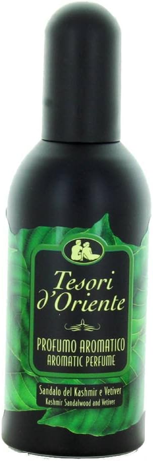 Tesori d'Oriente Body Spray Parfum 100ml EDT Kashmir Sandalwood Vetiver 3pk