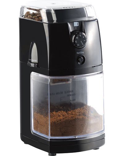 Rosenstein & Söhne Kaffeemahlwerk: Elektrische Kaffeemühle mit hochwertigem Scheibenmahlwerk (Kaffemühlen) – Bild 4