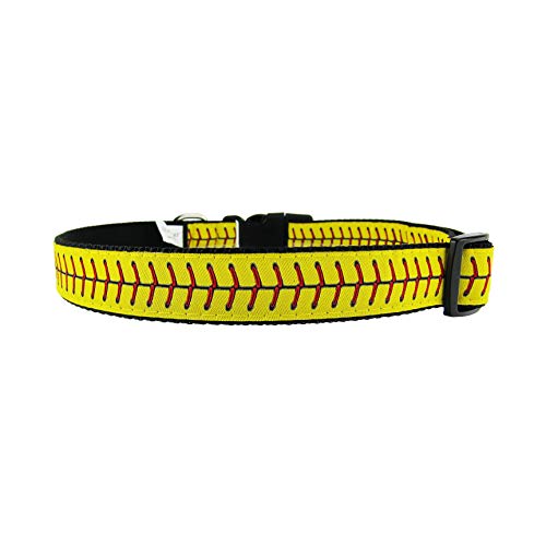 DOG & COMPANY™ Softball Laces Pattern 1" Wide Heavy Duty Adjustable