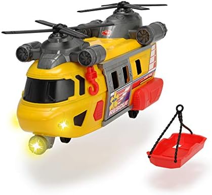 Dickie Toys Rescue Helicopter, Yellow 