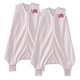 HALO Big Kids SleepSack, 2 Pack, 4-5T, Pink Elephant