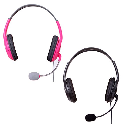 HDE XBOX 360 Headset Headphone Mic Game Chat Live Microphone Compatible