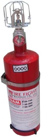 Fire Fight Products - SS100-FOAM Large Format 2 Liter FOAM Automatic release Fire Suppression