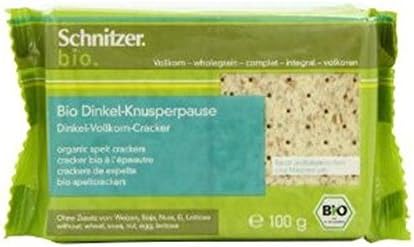 (8 PACK) - Schnitzer Spelt Crackers - Organic| 100 g |8 PACK - SUPER SAVER - SAVE MONEY