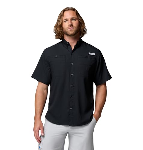 Men's Tamiami 2 Short Sleeve Shirt, Short Sleeve Shirt, Black, X-Small