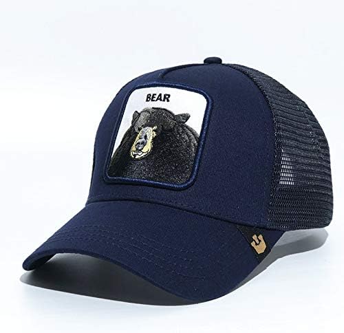 QQYZ Hat Animal Series Baseball Cap Tiger Pattern Embroidered Mesh Cap