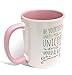 Be Yourself Unless You Can Be A Unicorn - 11oz Grade A Quality Ceramic Two Tone Pink / White Ceramic Mug / Cup - Perfect Funny / Inspirational Gift (Gift Box Included)