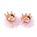 Honbay 2PCS Princess Crown Pearl Hairpins Hair Clips Barrettes Hair Accessories