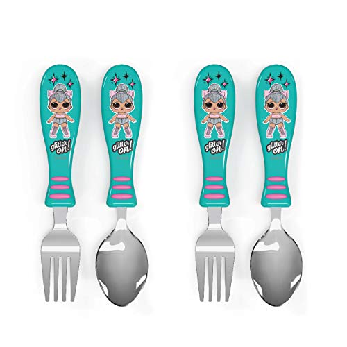 Zak L.O.L. Surprise! Kitty Queen Fork and Spoon Set