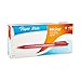 Paper Mate® InkJoy 100 RT Pens, Medium Point, 1.0 mm, Translucent Red Barrels, Red Ink, Pack Of 12