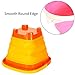 Beach Toys Set 2 Packable Pails&Collapsible Buckets with 1 Shovel and 1 Rake Orange & Pink Perfect for Summer Playset for Kids and Children
