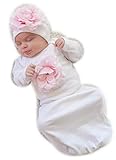 Candy Shop Kids Baby Girls' Flower Gown and Hat Set