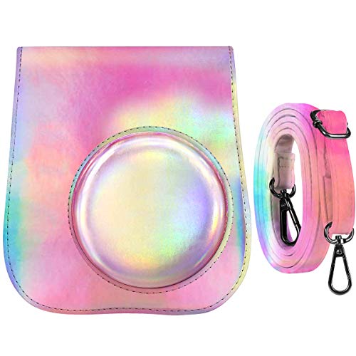 Katia Kameratasche kompatibel für Fujifilm Instax Mini 9 / Mini 8+ / Mini 8 Sofortbildkamera mit Schultergurt und…