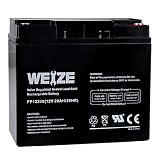 Weize 12V 20AH Lead Acid Battery Replace UB12200 FM12200 6fm20 EXP12200 12V 20AH 22AH Batteries
