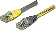 Belkin Cat5e Moulded UTP Crossover Cable (Yellow Cable with Grey Boot) 5m