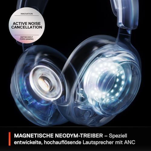 Arctis Nova Pro Wireless Xbox Headset - Gaming Headset Wireless - Unbegrenzte Akkulaufzeit; 2-Akku-System - Active Noise Cancellation - ClearCast Gen2 Mikro - Für Xbox, PC & mehr- Schwarz