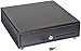 APG Standard- Duty 13” Electronic Point of Sale Cash Drawer | Vasario Series VB320-BL1313-B27 | Printer Compatible | Plastic Till with 4 Bill/ 4 Coin Compartments | Black