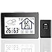 Joypea Wireless Weather Station,Indoor/Outdoor Wireless Temperature and Humidity Monitor- Temperature, Humidity, Current Time Backlight Outdoor Sensor-Black